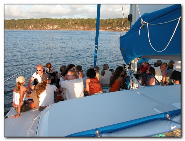Blue Dolphin party on deck1